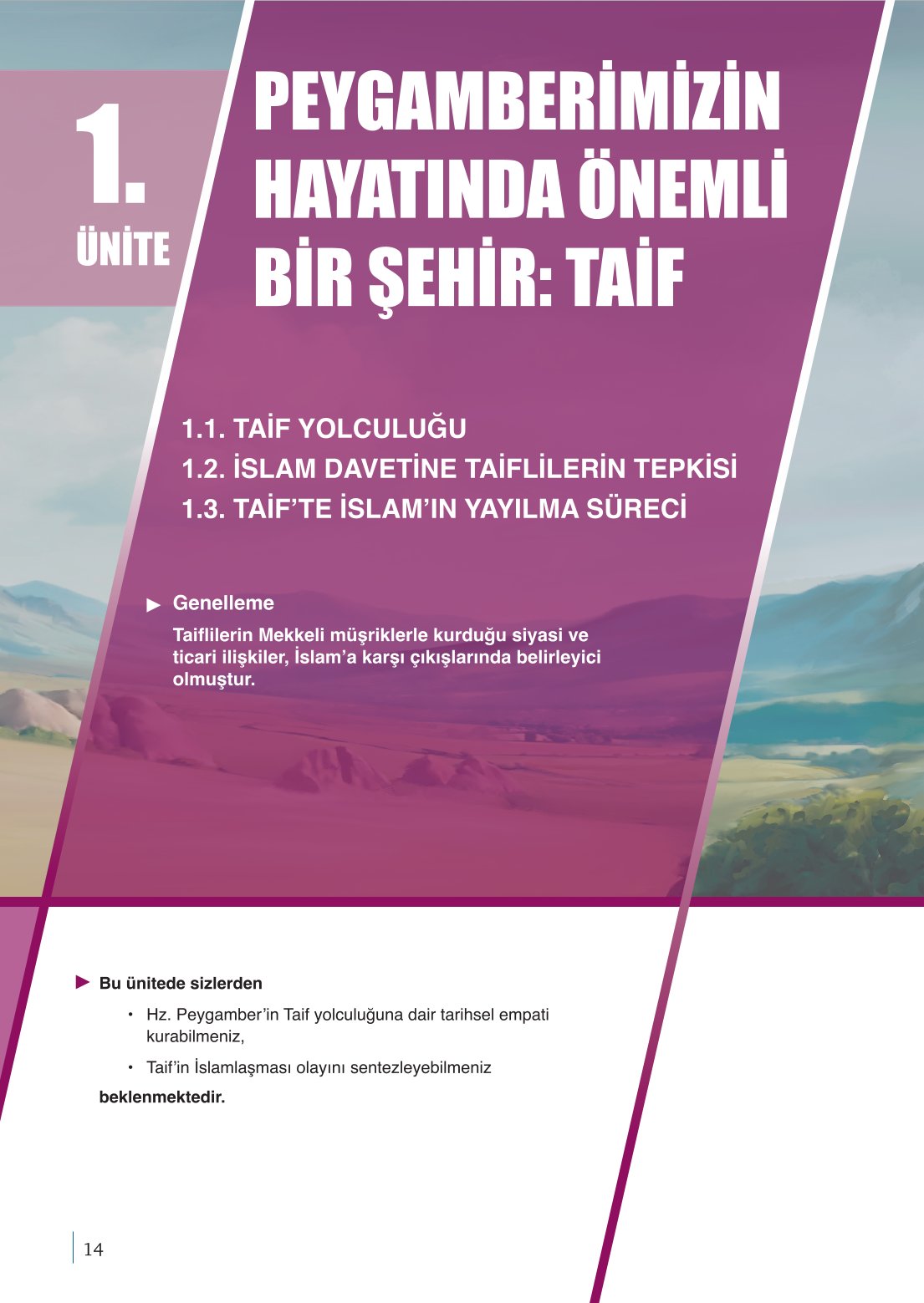 10. Sınıf Meb Yayınları Peygamberimizin Hayatı Ders Kitabı Sayfa 14 Cevapları