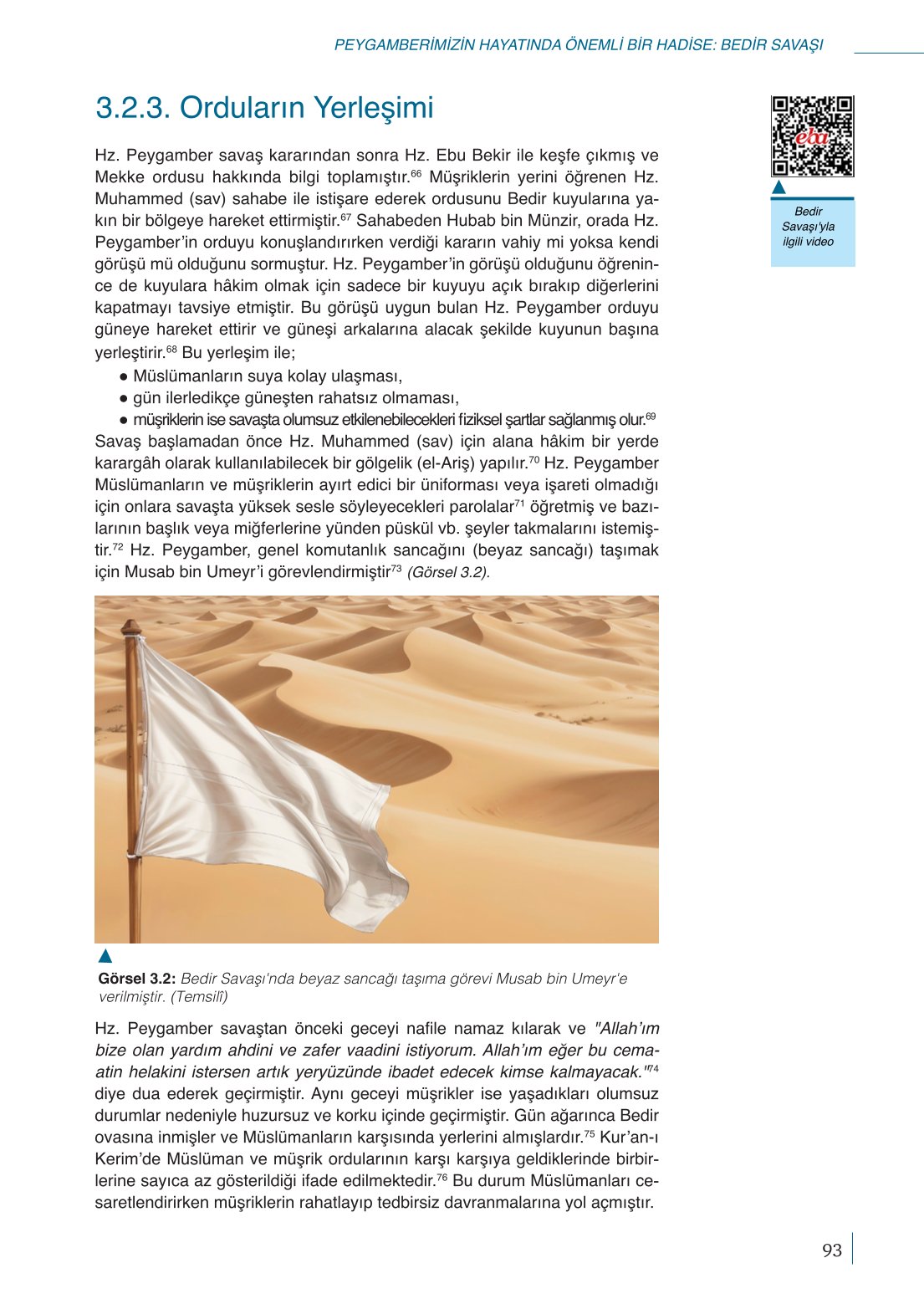 10. Sınıf Meb Yayınları Peygamberimizin Hayatı Ders Kitabı Sayfa 93 Cevapları