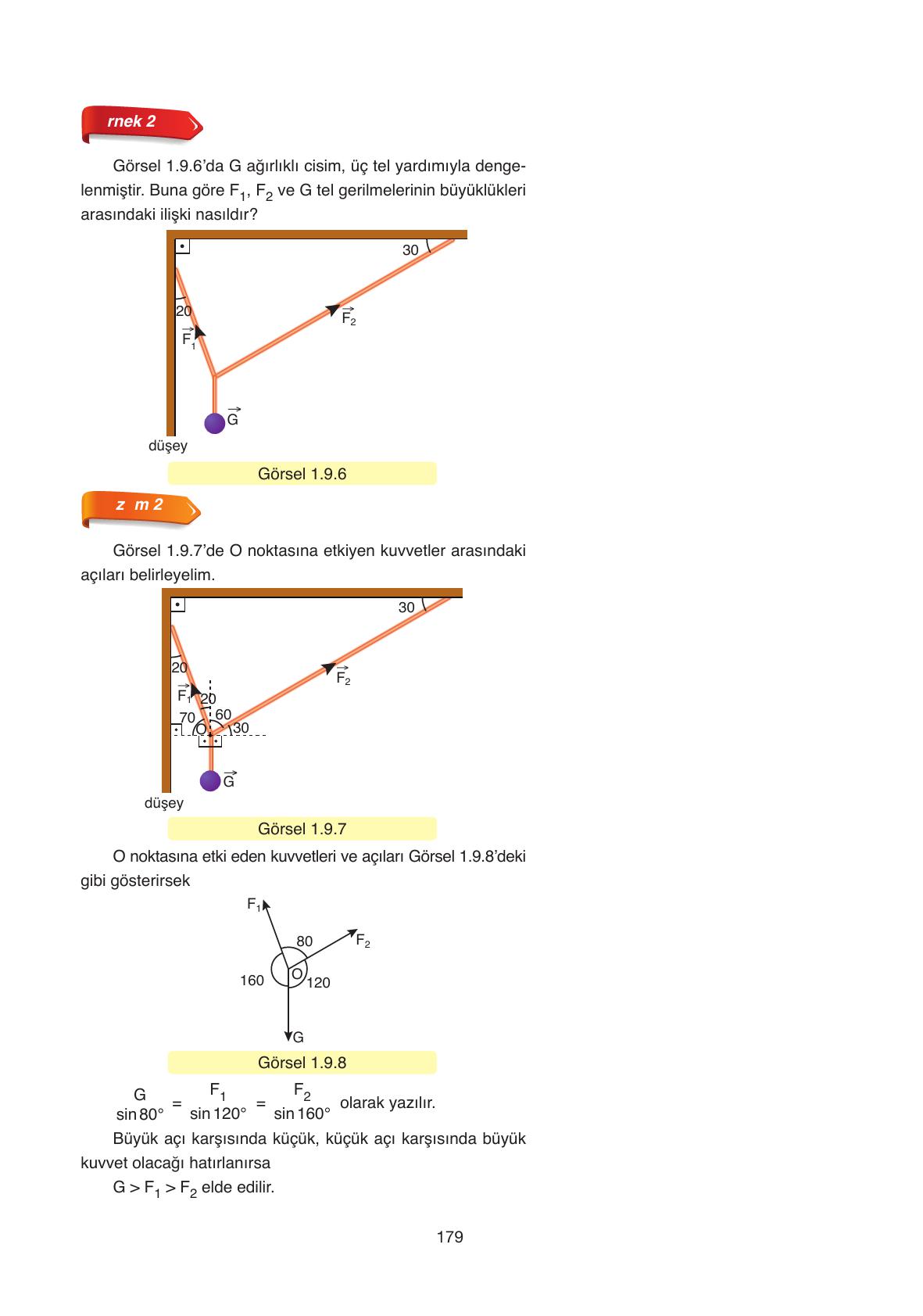 11. Sınıf Ata Yayıncılık Fizik Ders Kitabı Sayfa 179 Cevapları