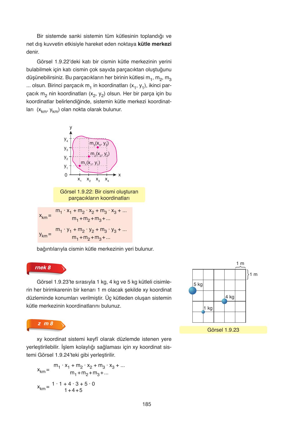 11. Sınıf Ata Yayıncılık Fizik Ders Kitabı Sayfa 185 Cevapları 11. Sınıf Ata Yayıncılık Fizik Ders Kitabı Sayfa 185 Cevapları
