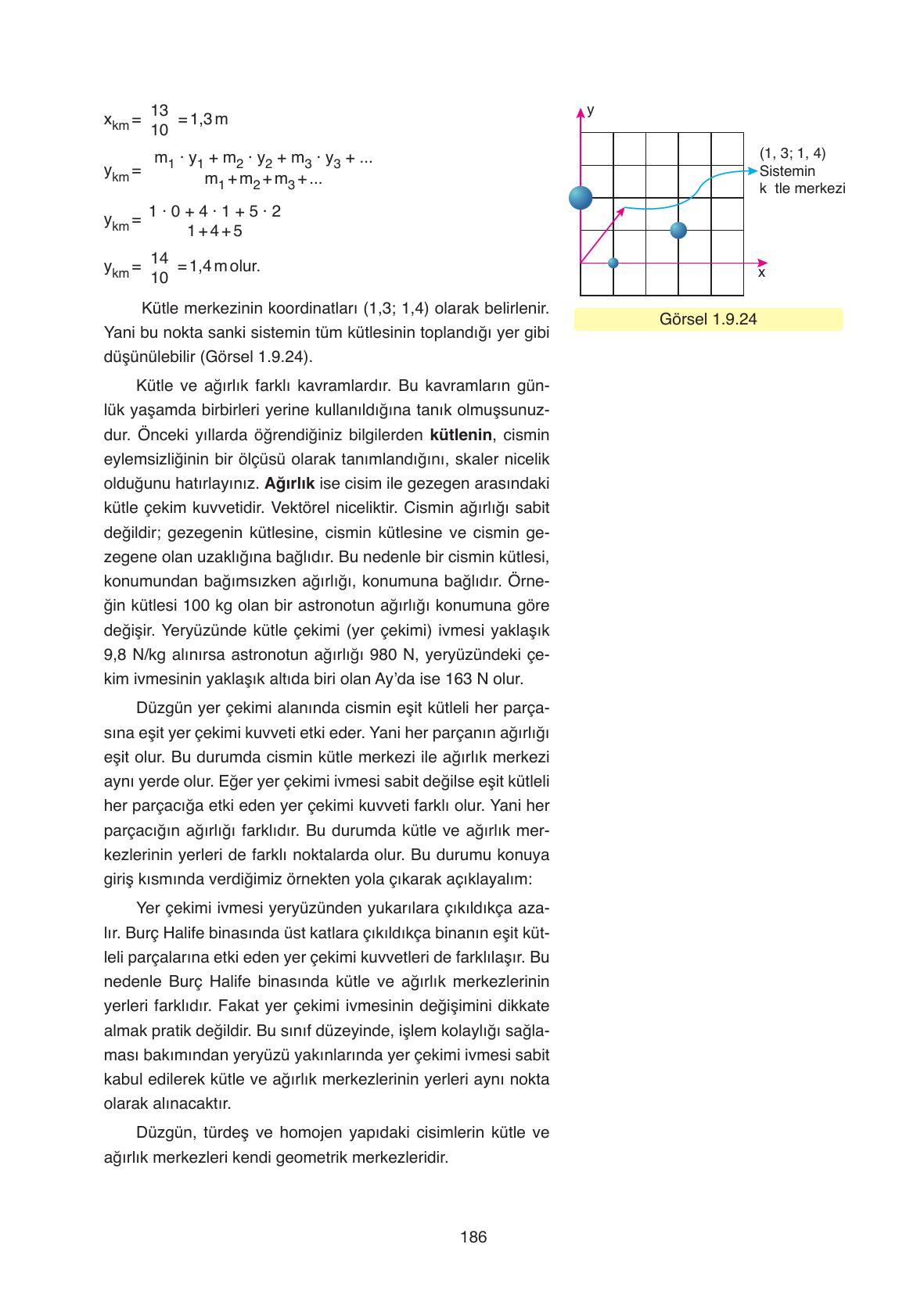 11. Sınıf Ata Yayıncılık Fizik Ders Kitabı Sayfa 186 Cevapları 11. Sınıf Ata Yayıncılık Fizik Ders Kitabı Sayfa 186 Cevapları