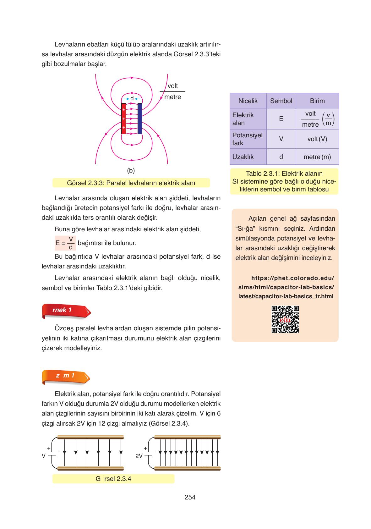 11. Sınıf Ata Yayıncılık Fizik Ders Kitabı Sayfa 254 Cevapları 11. Sınıf Ata Yayıncılık Fizik Ders Kitabı Sayfa 254 Cevapları