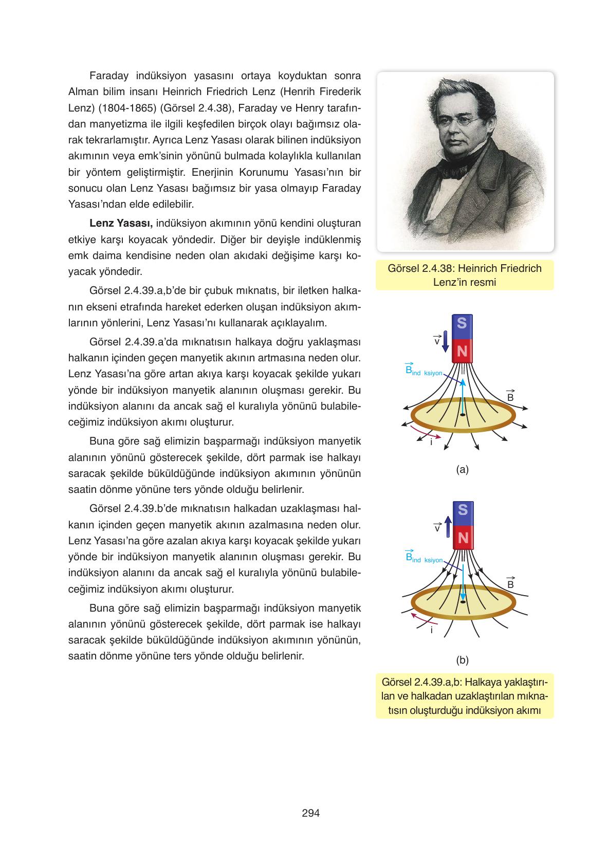 11. Sınıf Ata Yayıncılık Fizik Ders Kitabı Sayfa 294 Cevapları