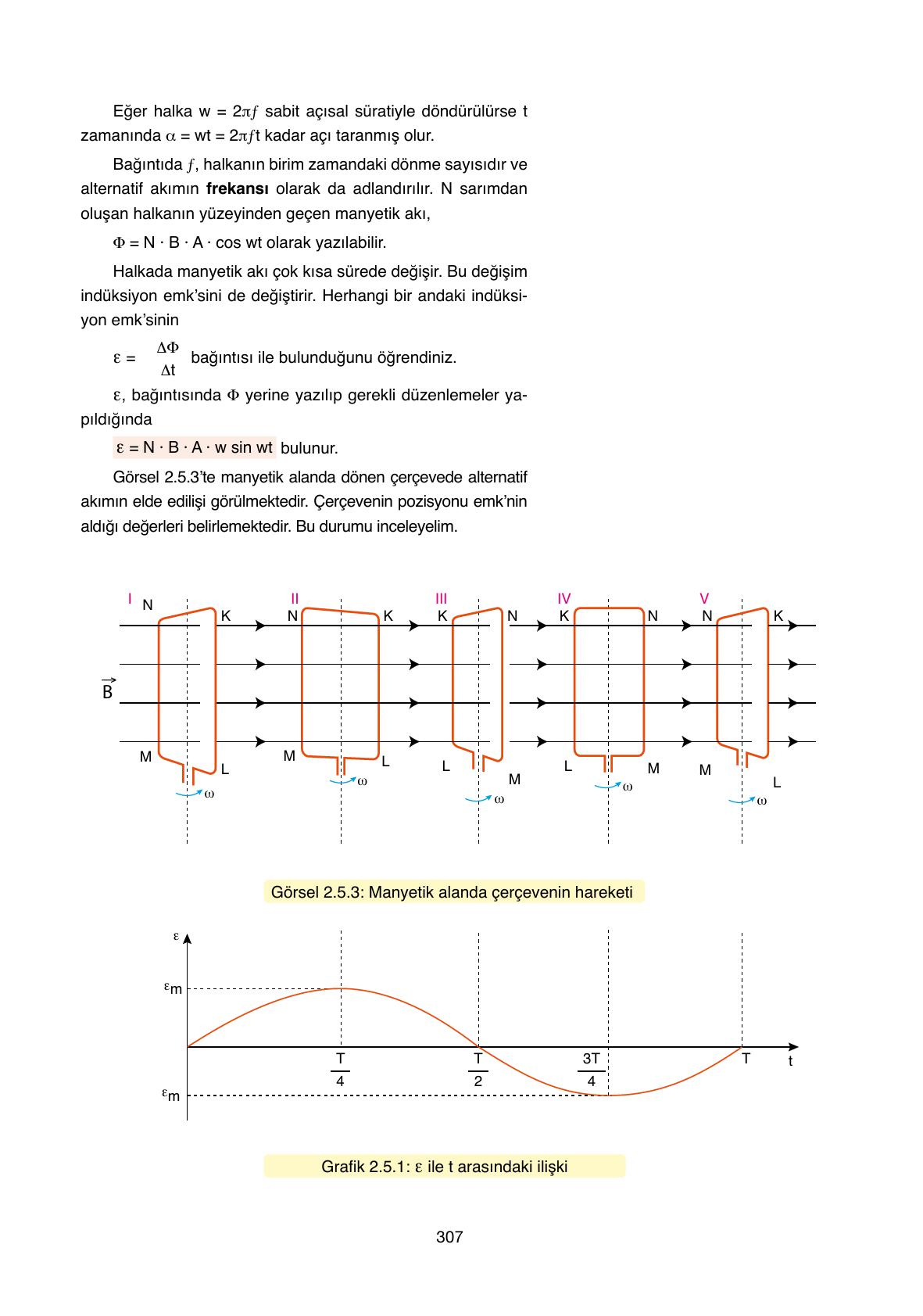 11. Sınıf Ata Yayıncılık Fizik Ders Kitabı Sayfa 307 Cevapları
