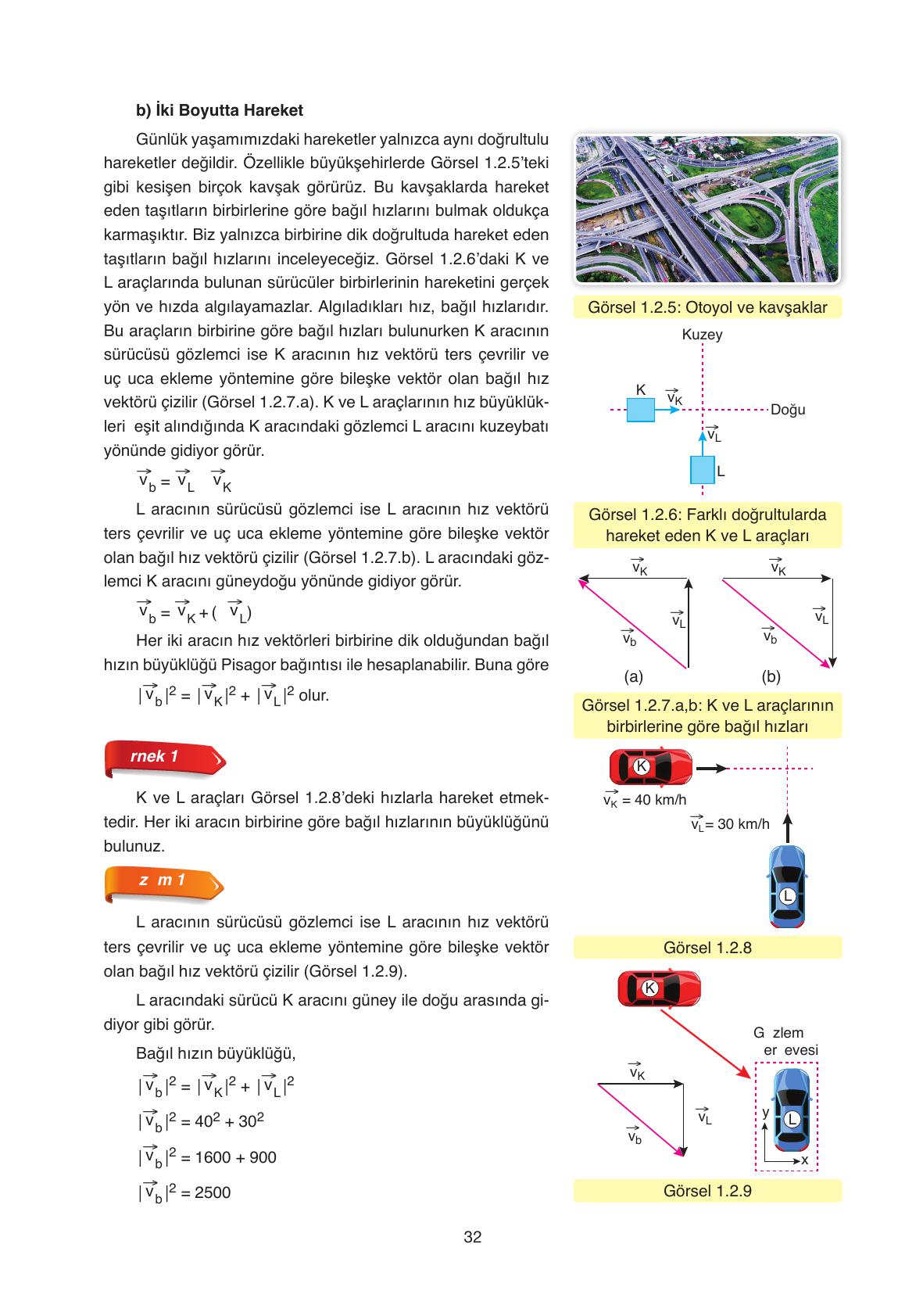 11. Sınıf Ata Yayıncılık Fizik Ders Kitabı Sayfa 32 Cevapları 11. Sınıf Ata Yayıncılık Fizik Ders Kitabı Sayfa 32 Cevapları