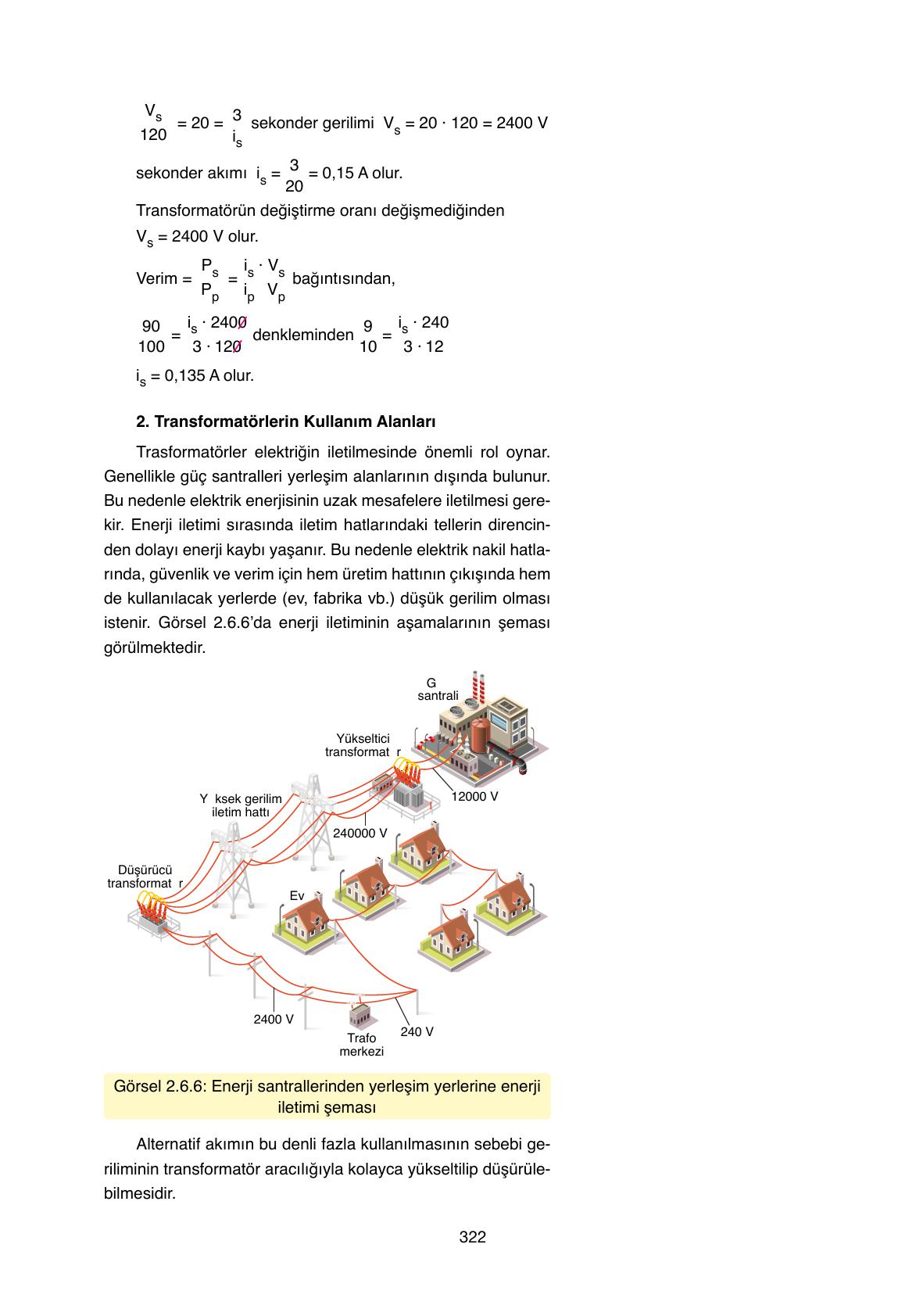11. Sınıf Ata Yayıncılık Fizik Ders Kitabı Sayfa 322 Cevapları