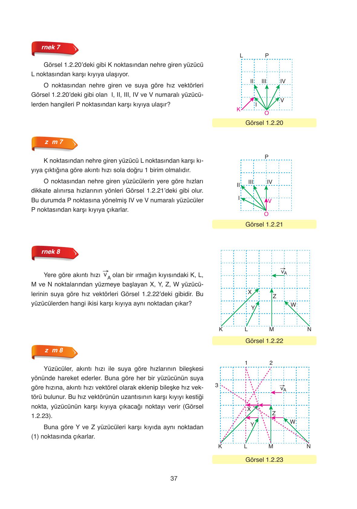 11. Sınıf Ata Yayıncılık Fizik Ders Kitabı Sayfa 37 Cevapları