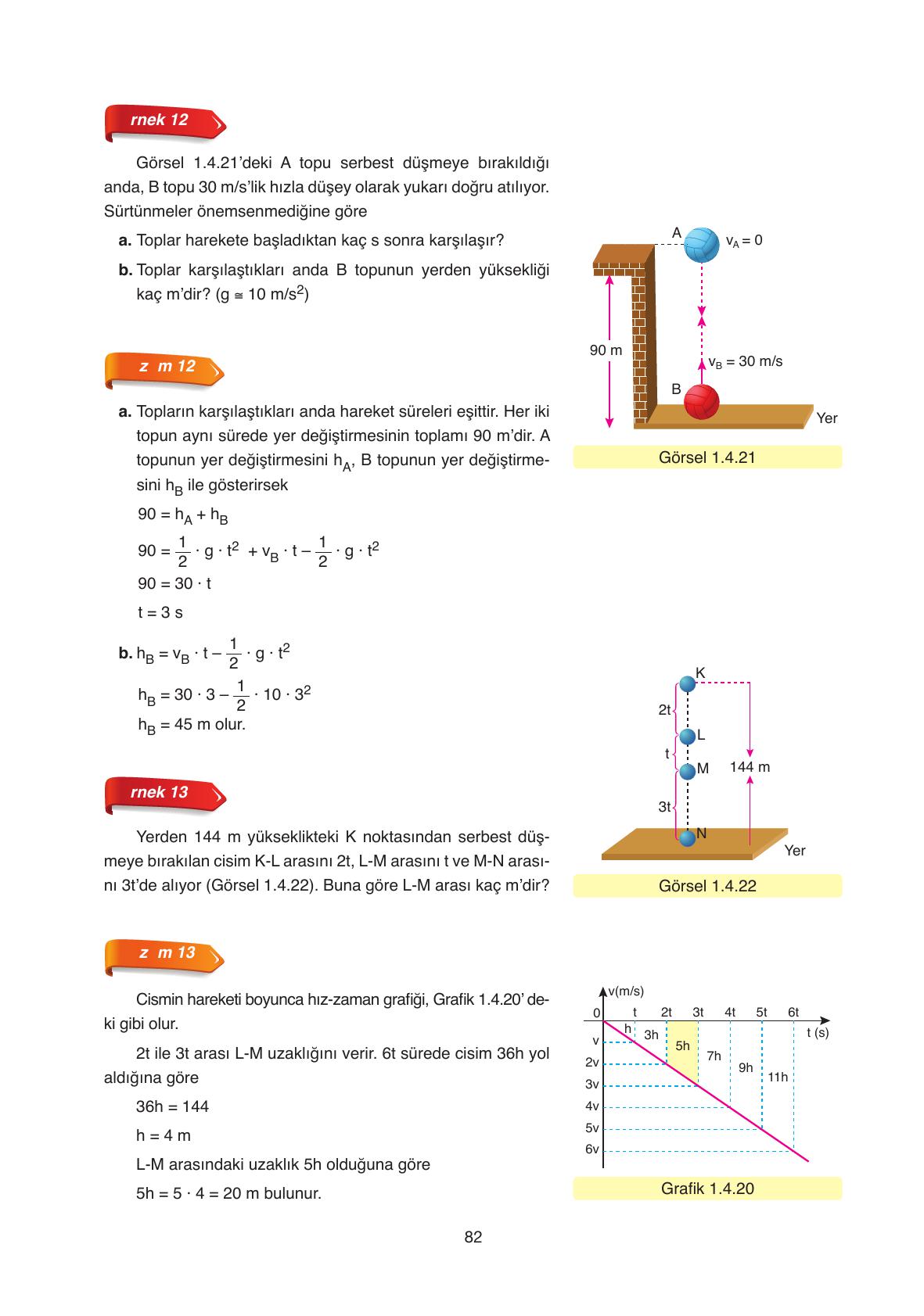 11. Sınıf Ata Yayıncılık Fizik Ders Kitabı Sayfa 82 Cevapları 11. Sınıf Ata Yayıncılık Fizik Ders Kitabı Sayfa 82 Cevapları