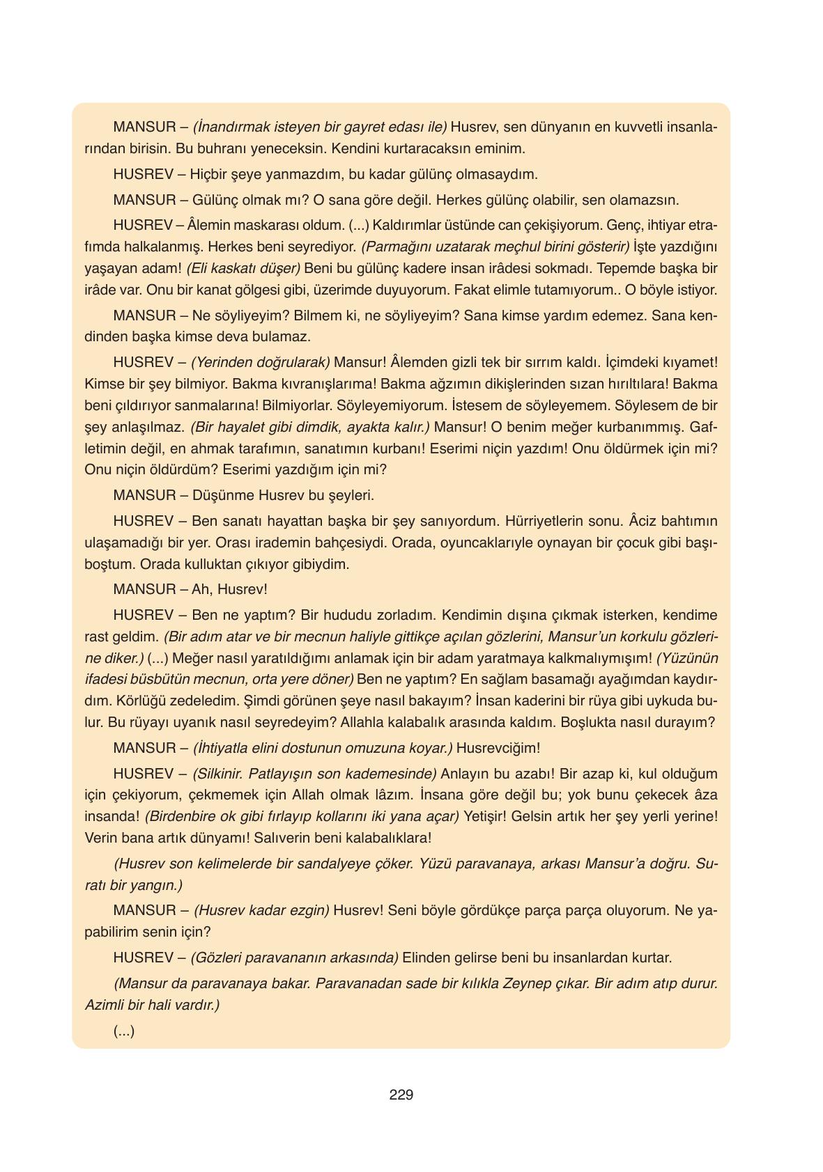 11. Sınıf Ata Yayıncılık Türk Dili Ve Edebiyatı Ders Kitabı Sayfa 229 Cevapları 11. Sınıf Ata Yayıncılık Türk Dili Ve Edebiyatı Ders Kitabı Sayfa 229 Cevapları