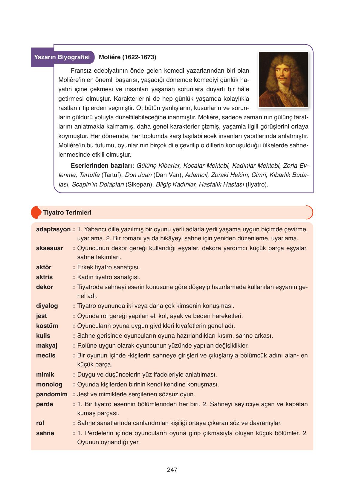 11. Sınıf Ata Yayıncılık Türk Dili Ve Edebiyatı Ders Kitabı Sayfa 247 Cevapları 11. Sınıf Ata Yayıncılık Türk Dili Ve Edebiyatı Ders Kitabı Sayfa 247 Cevapları