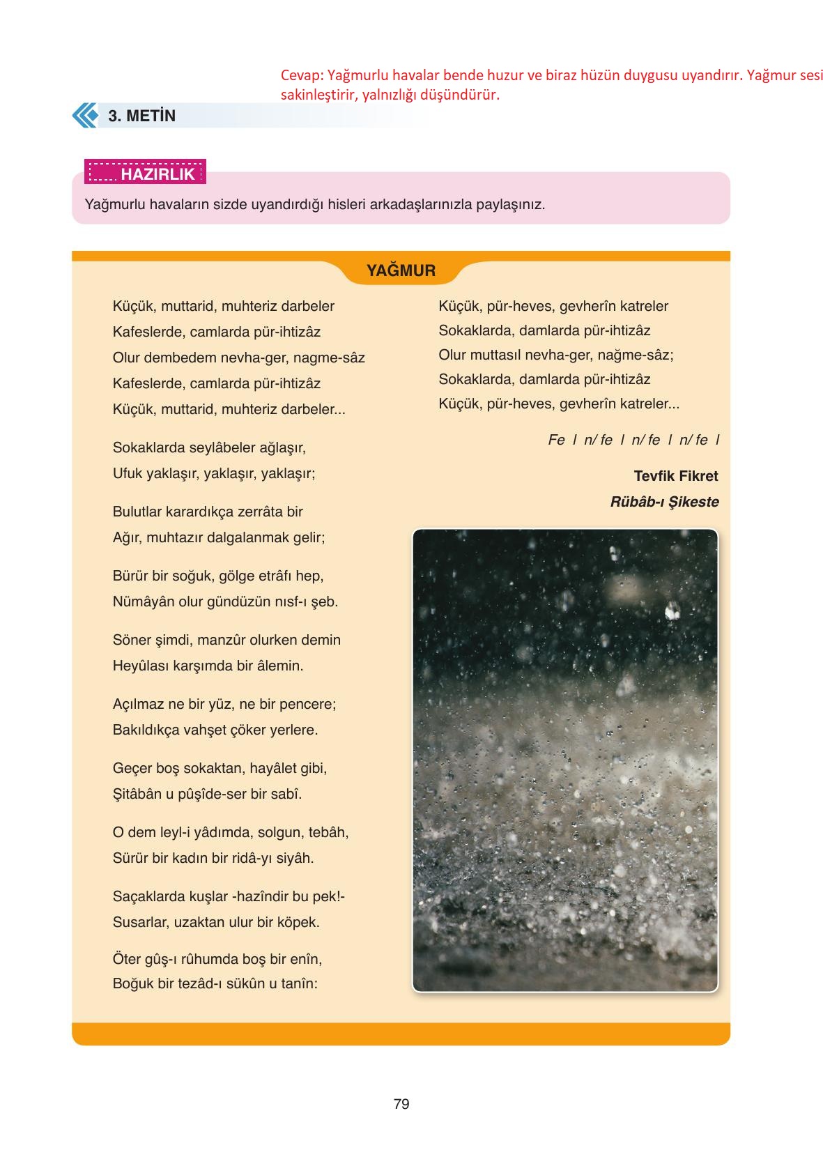 11. Sınıf Ata Yayıncılık Türk Dili Ve Edebiyatı Ders Kitabı Sayfa 79 Cevapları 11. Sınıf Ata Yayıncılık Türk Dili Ve Edebiyatı Ders Kitabı Sayfa 79 Cevapları