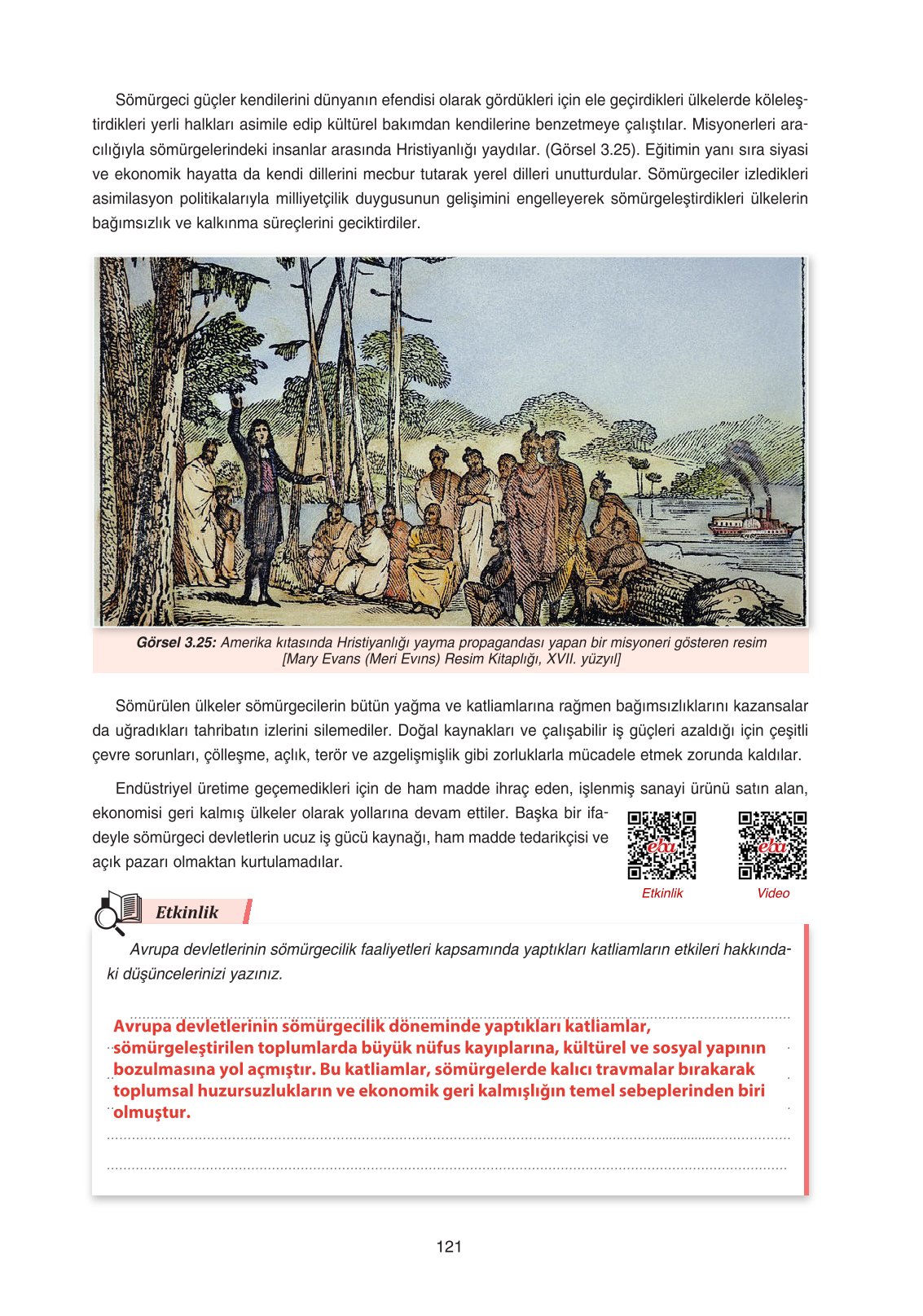 11. Sınıf Ders Destek Yayınları Tarih Ders Kitabı Sayfa 121 Cevapları 11. Sınıf Ders Destek Yayınları Tarih Ders Kitabı Sayfa 121 Cevapları