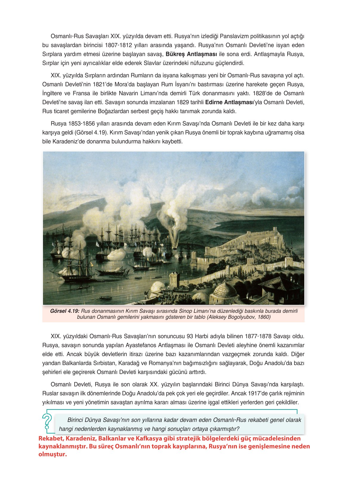11. Sınıf Ders Destek Yayınları Tarih Ders Kitabı Sayfa 172 Cevapları
