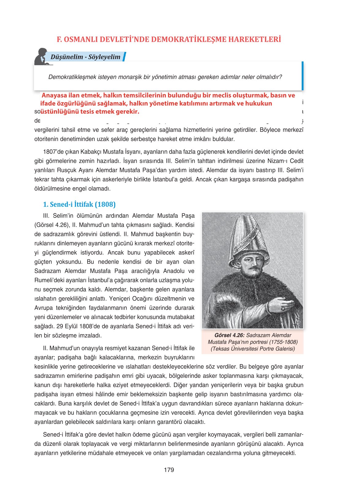 11. Sınıf Ders Destek Yayınları Tarih Ders Kitabı Sayfa 179 Cevapları 11. Sınıf Ders Destek Yayınları Tarih Ders Kitabı Sayfa 179 Cevapları