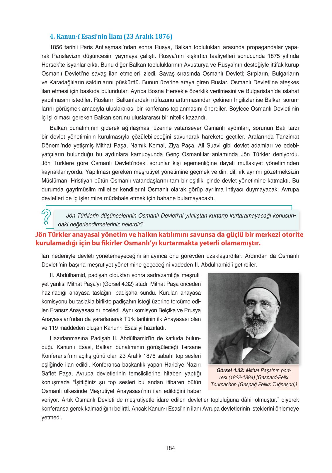 11. Sınıf Ders Destek Yayınları Tarih Ders Kitabı Sayfa 184 Cevapları 11. Sınıf Ders Destek Yayınları Tarih Ders Kitabı Sayfa 184 Cevapları