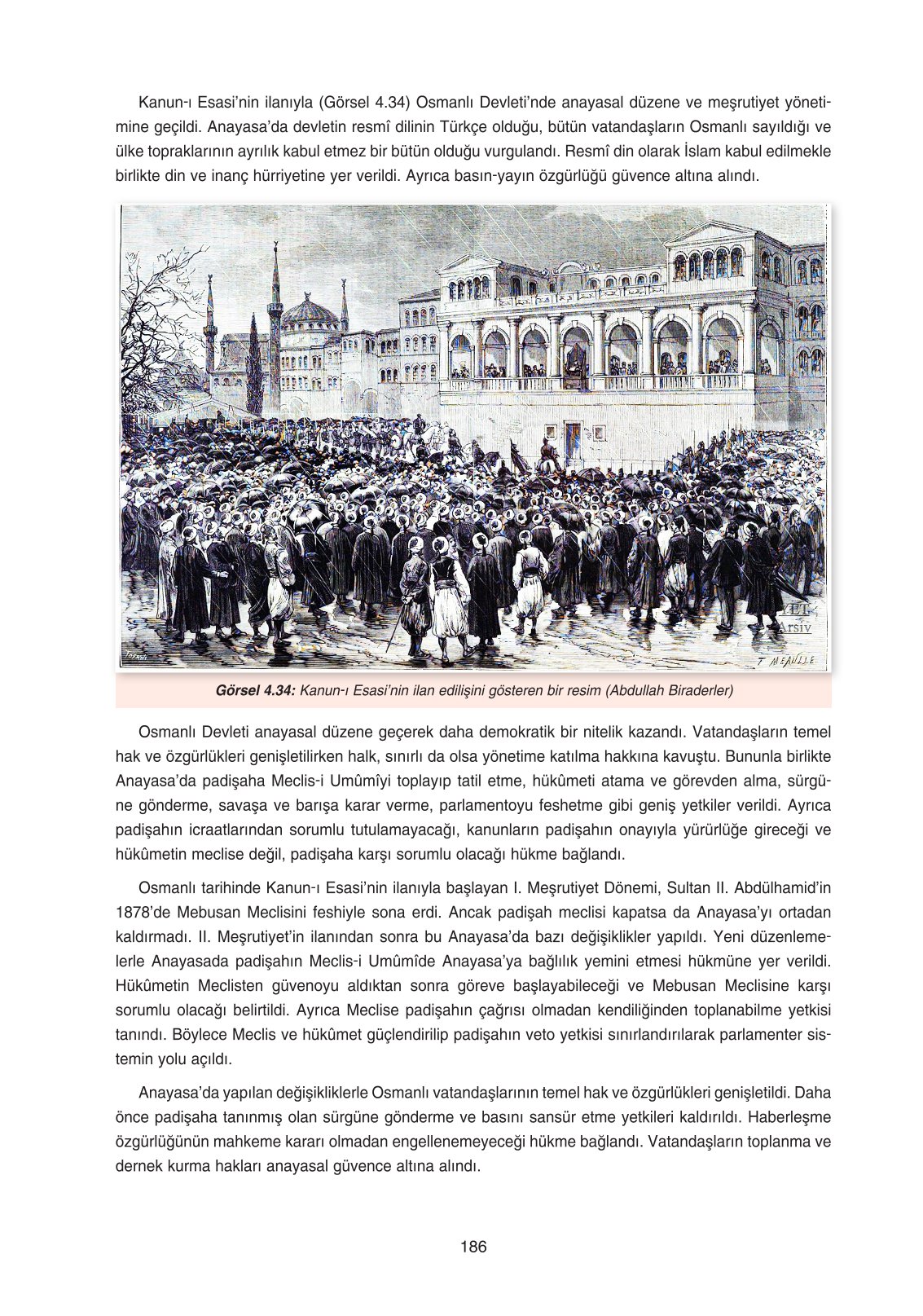 11. Sınıf Ders Destek Yayınları Tarih Ders Kitabı Sayfa 186 Cevapları