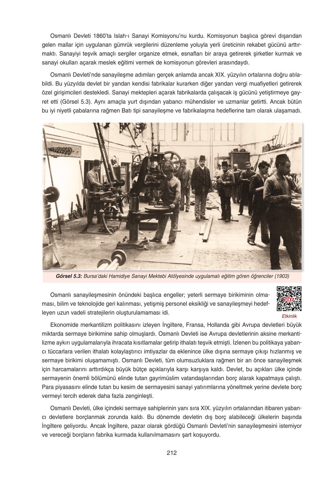 11. Sınıf Ders Destek Yayınları Tarih Ders Kitabı Sayfa 212 Cevapları