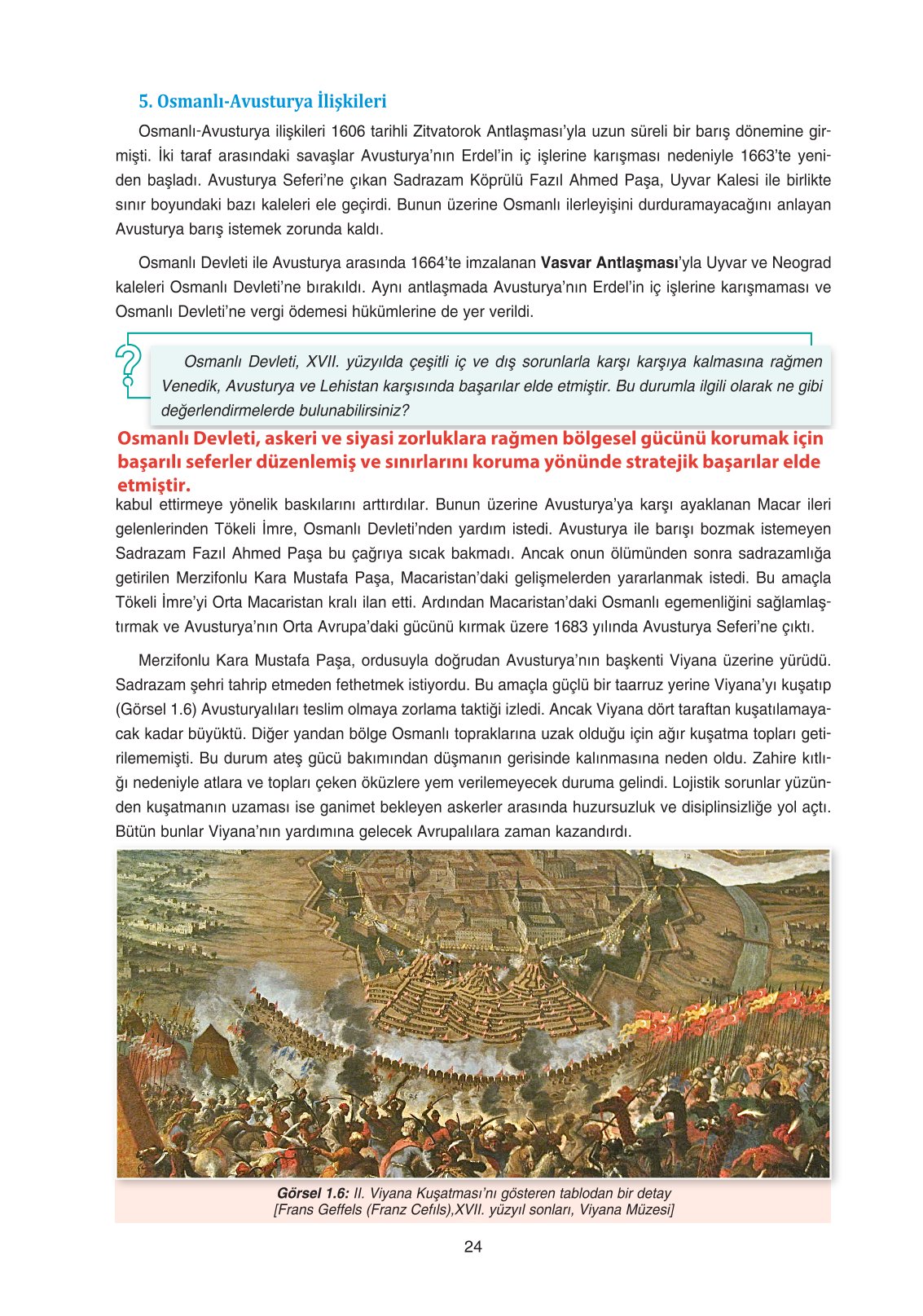 11. Sınıf Ders Destek Yayınları Tarih Ders Kitabı Sayfa 24 Cevapları