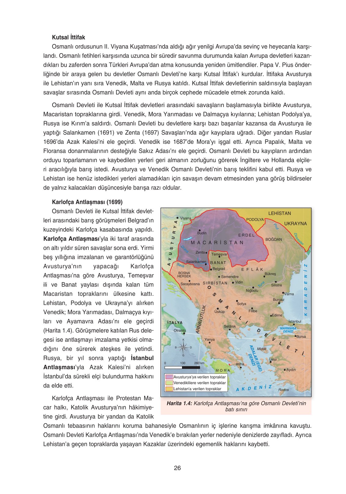 11. Sınıf Ders Destek Yayınları Tarih Ders Kitabı Sayfa 26 Cevapları