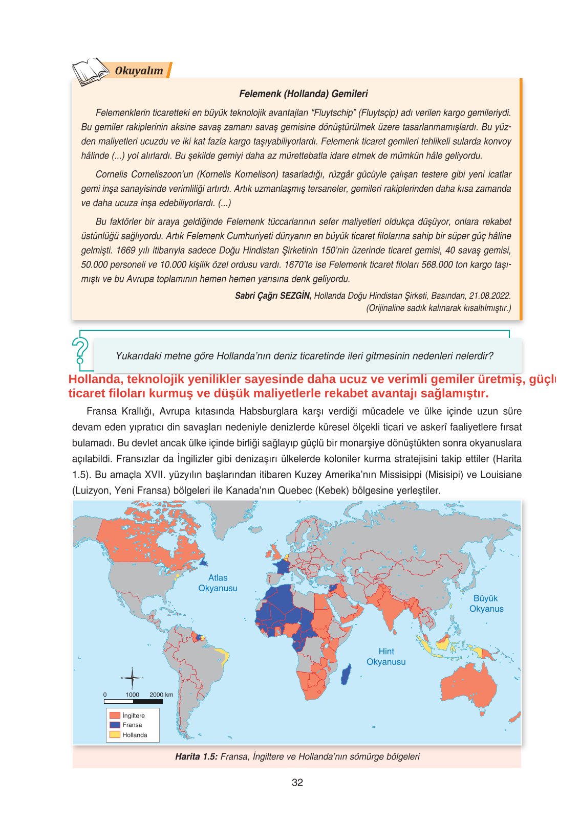 11. Sınıf Ders Destek Yayınları Tarih Ders Kitabı Sayfa 32 Cevapları
