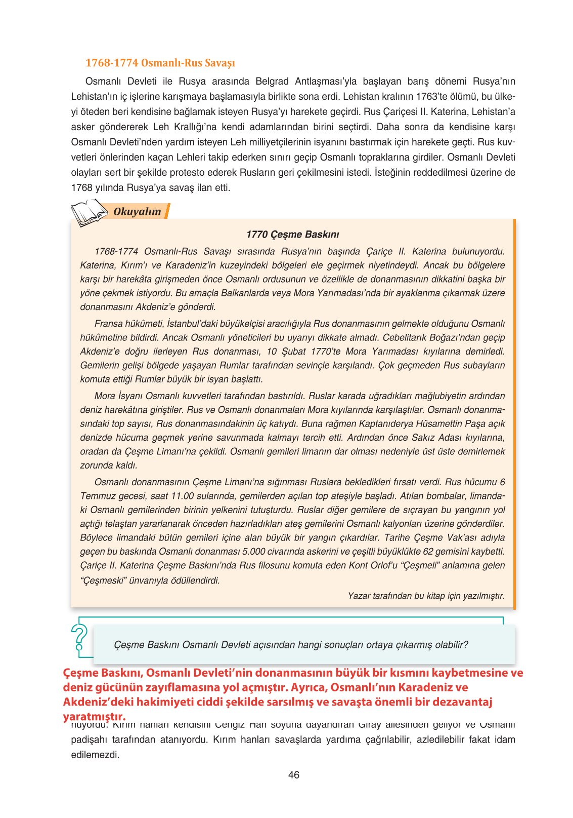 11. Sınıf Ders Destek Yayınları Tarih Ders Kitabı Sayfa 46 Cevapları 11. Sınıf Ders Destek Yayınları Tarih Ders Kitabı Sayfa 46 Cevapları