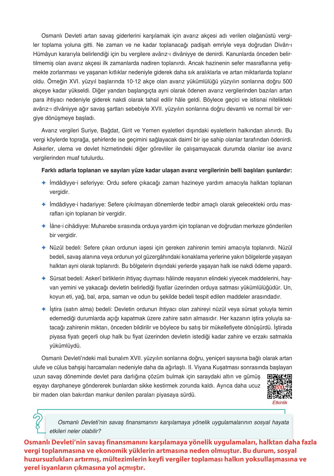 11. Sınıf Ders Destek Yayınları Tarih Ders Kitabı Sayfa 77 Cevapları