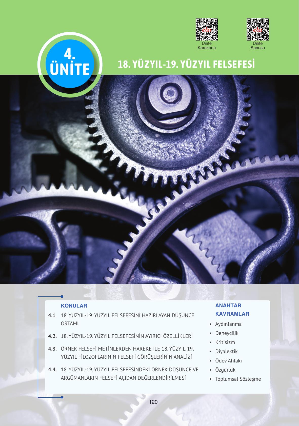 11. Sınıf Hisar Yayıncılık Felsefe Ders Kitabı Sayfa 121 Cevapları