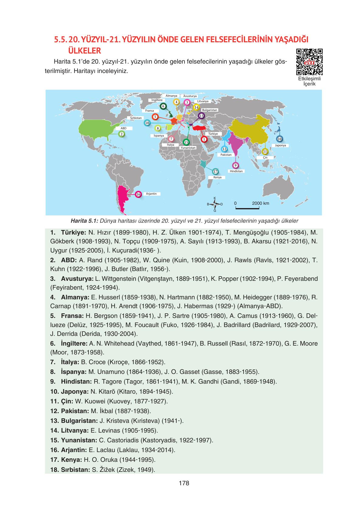 11. Sınıf Hisar Yayıncılık Felsefe Ders Kitabı Sayfa 179 Cevapları