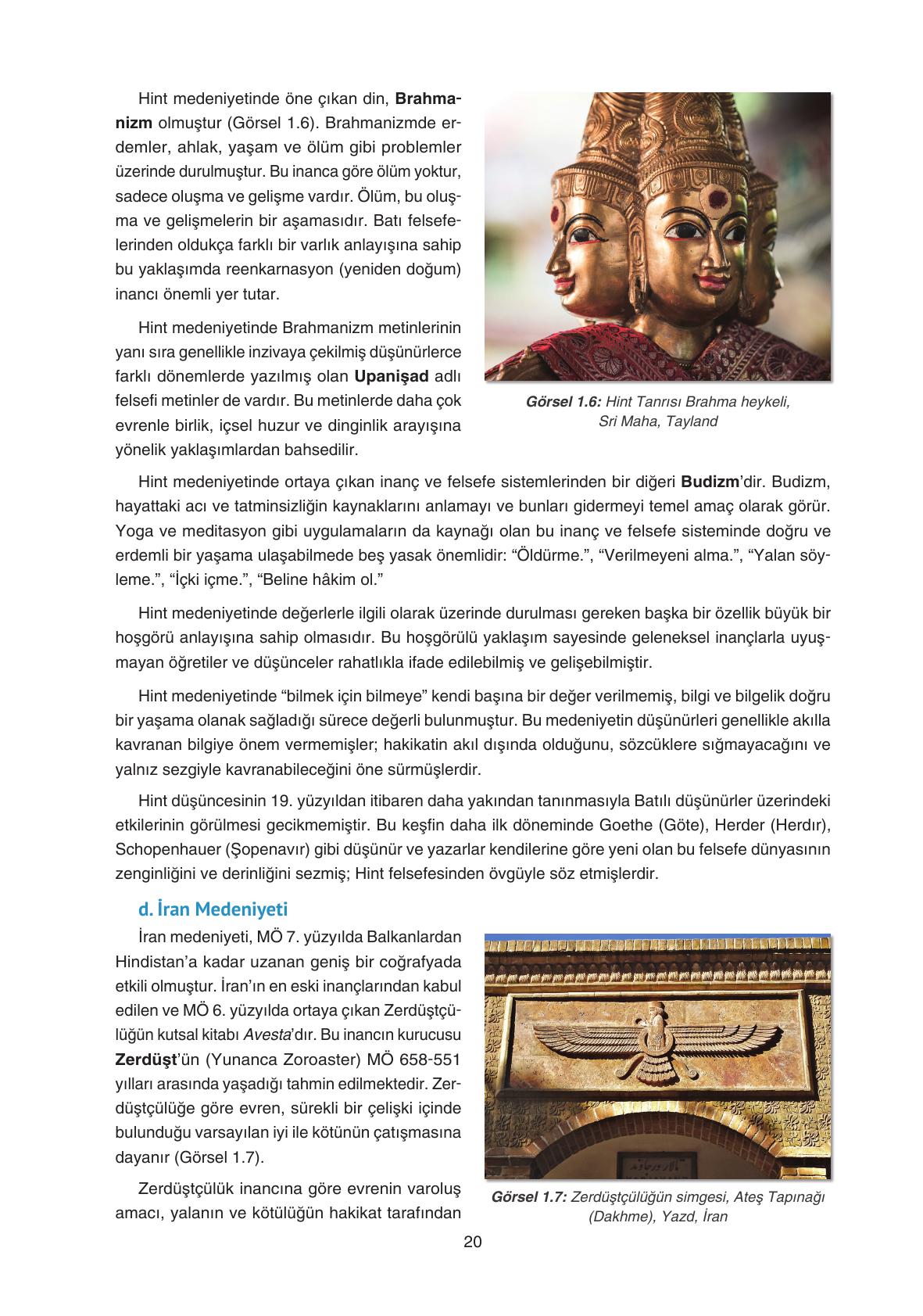 11. Sınıf Hisar Yayıncılık Felsefe Ders Kitabı Sayfa 21 Cevapları