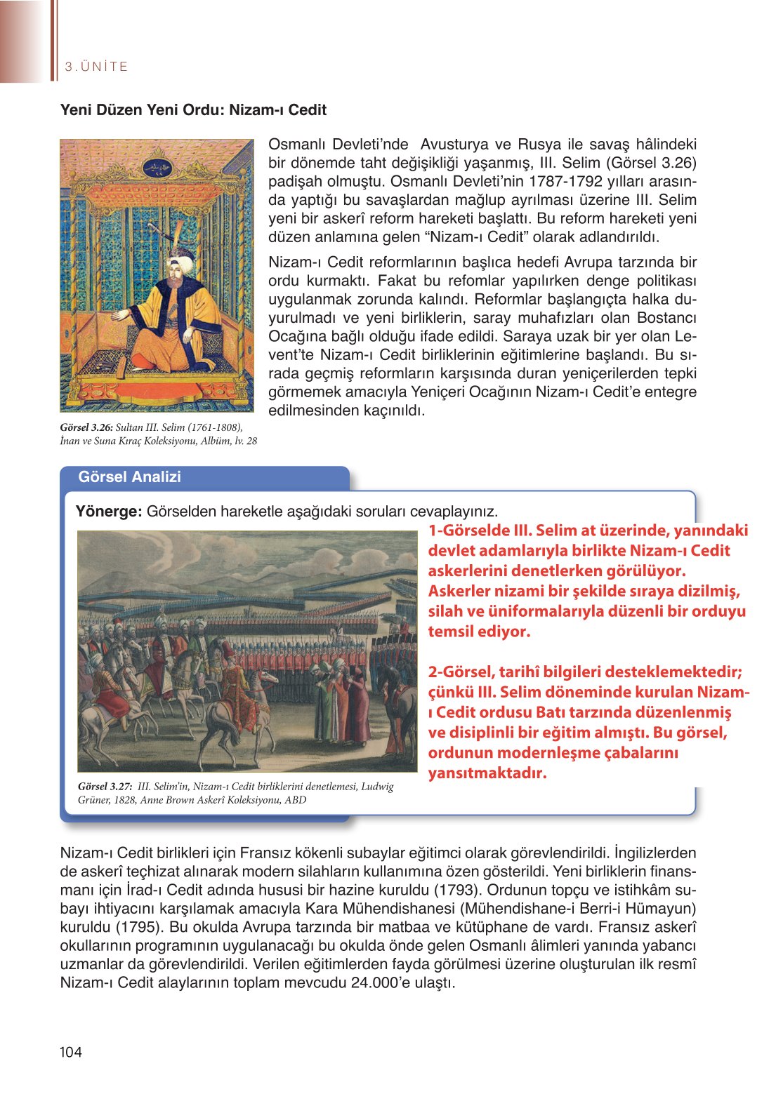 11. Sınıf Meb Yayınları Coğrafya Ders Kitabı Sayfa 104 Cevapları
