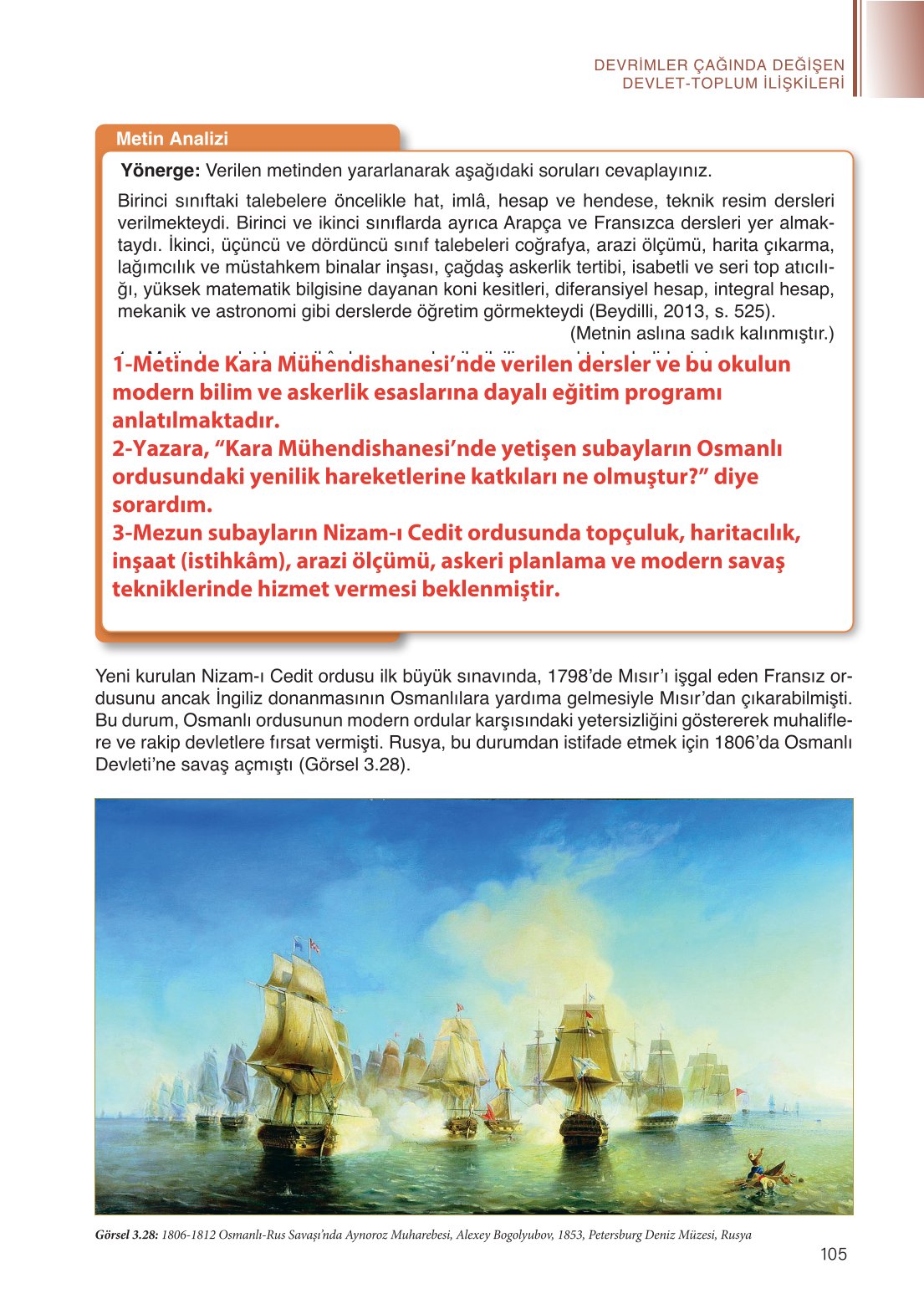 11. Sınıf Meb Yayınları Coğrafya Ders Kitabı Sayfa 105 Cevapları