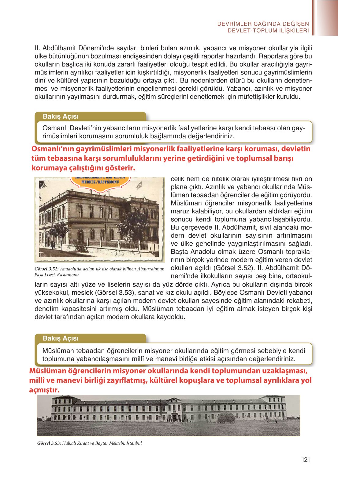 11. Sınıf Meb Yayınları Coğrafya Ders Kitabı Sayfa 121 Cevapları