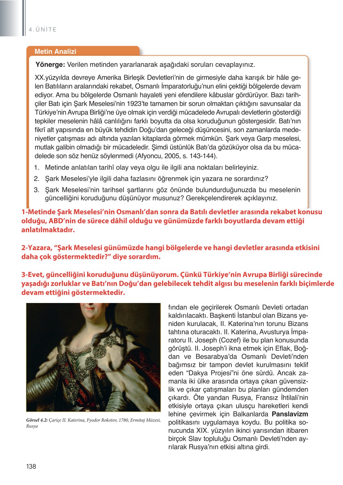 11. Sınıf Meb Yayınları Coğrafya Ders Kitabı Sayfa 138 Cevapları 11. Sınıf Meb Yayınları Coğrafya Ders Kitabı Sayfa 138 Cevapları