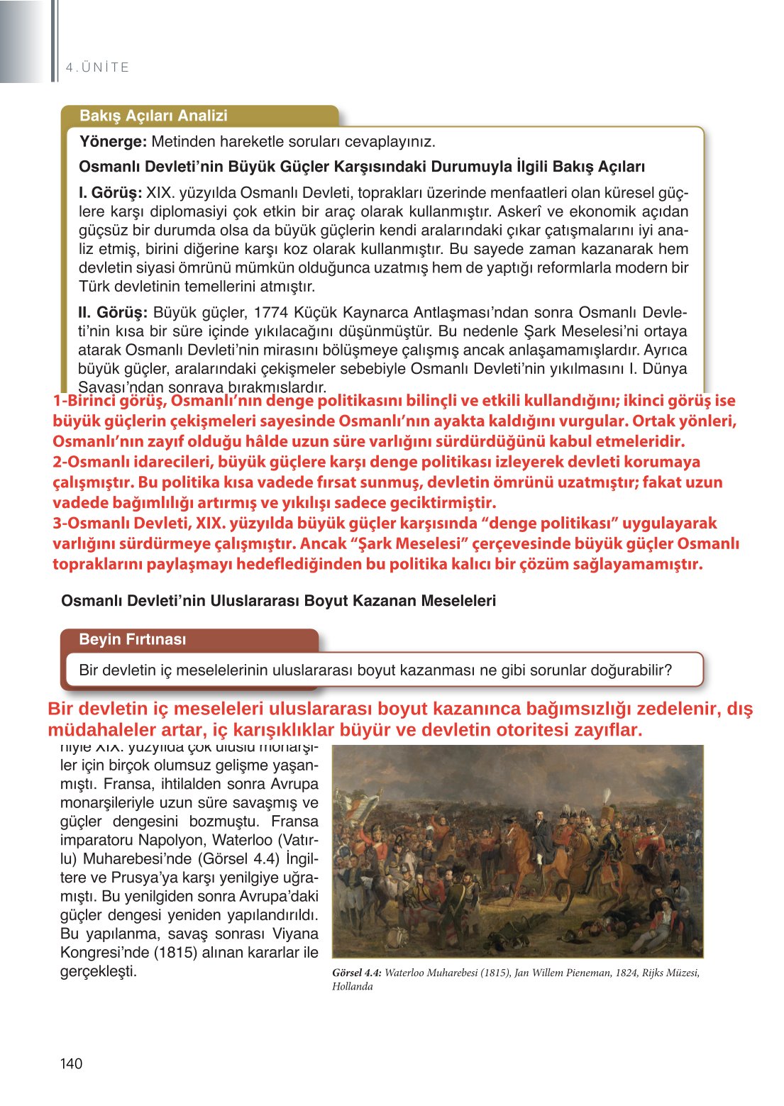 11. Sınıf Meb Yayınları Coğrafya Ders Kitabı Sayfa 140 Cevapları