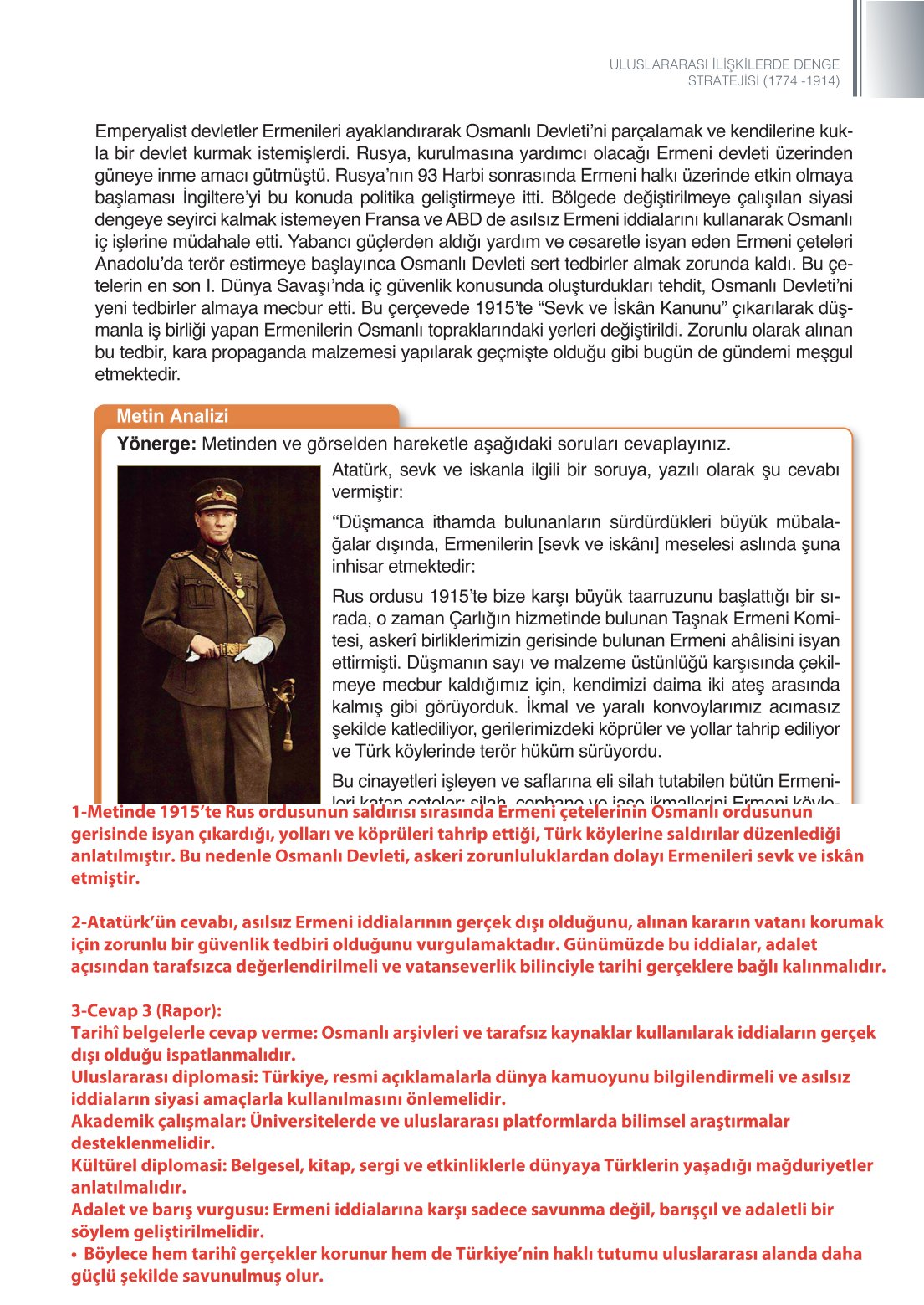 11. Sınıf Meb Yayınları Coğrafya Ders Kitabı Sayfa 151 Cevapları