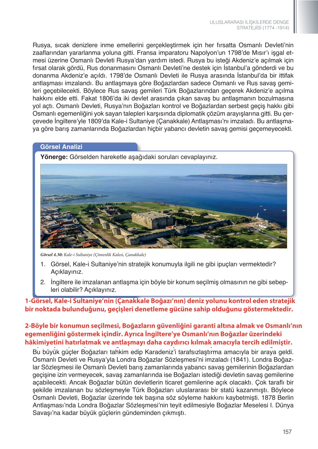 11. Sınıf Meb Yayınları Coğrafya Ders Kitabı Sayfa 157 Cevapları