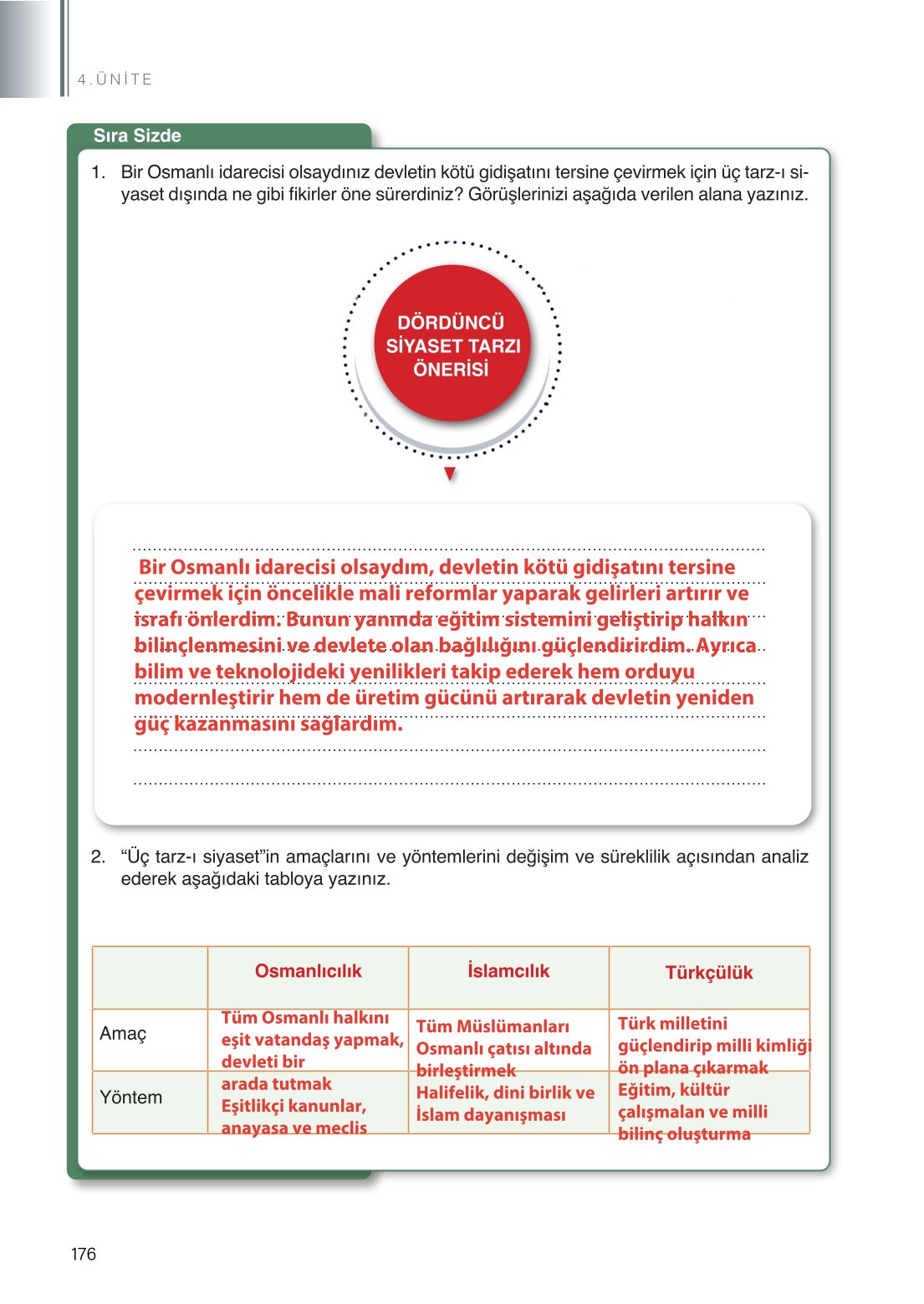 11. Sınıf Meb Yayınları Coğrafya Ders Kitabı Sayfa 176 Cevapları 11. Sınıf Meb Yayınları Coğrafya Ders Kitabı Sayfa 176 Cevapları