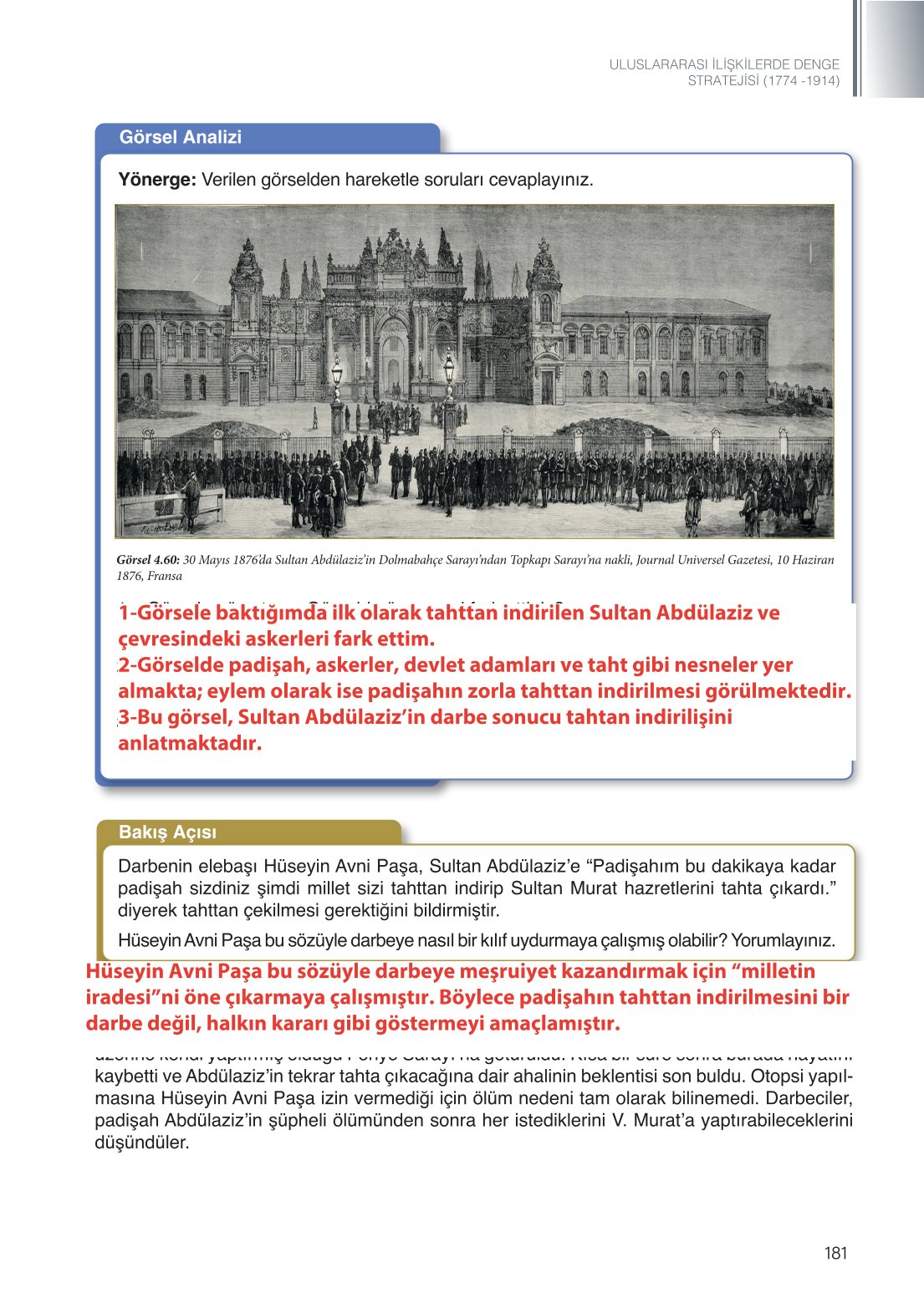 11. Sınıf Meb Yayınları Coğrafya Ders Kitabı Sayfa 181 Cevapları