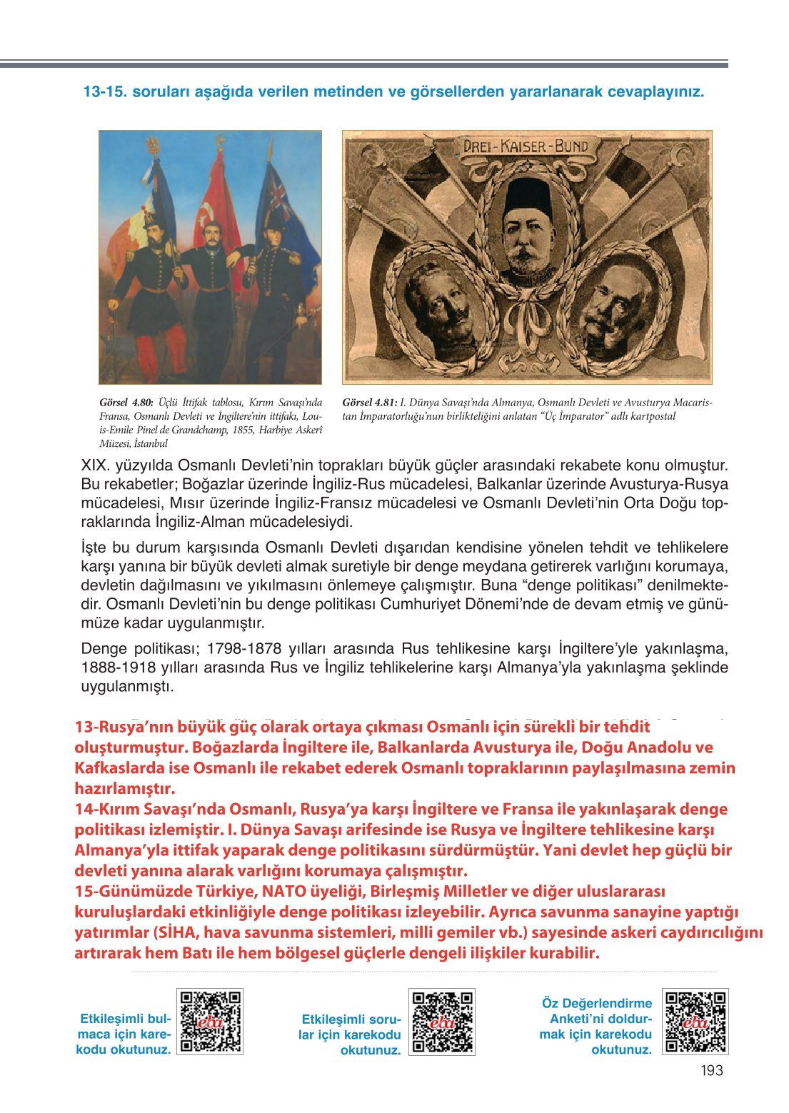 11. Sınıf Meb Yayınları Coğrafya Ders Kitabı Sayfa 193 Cevapları