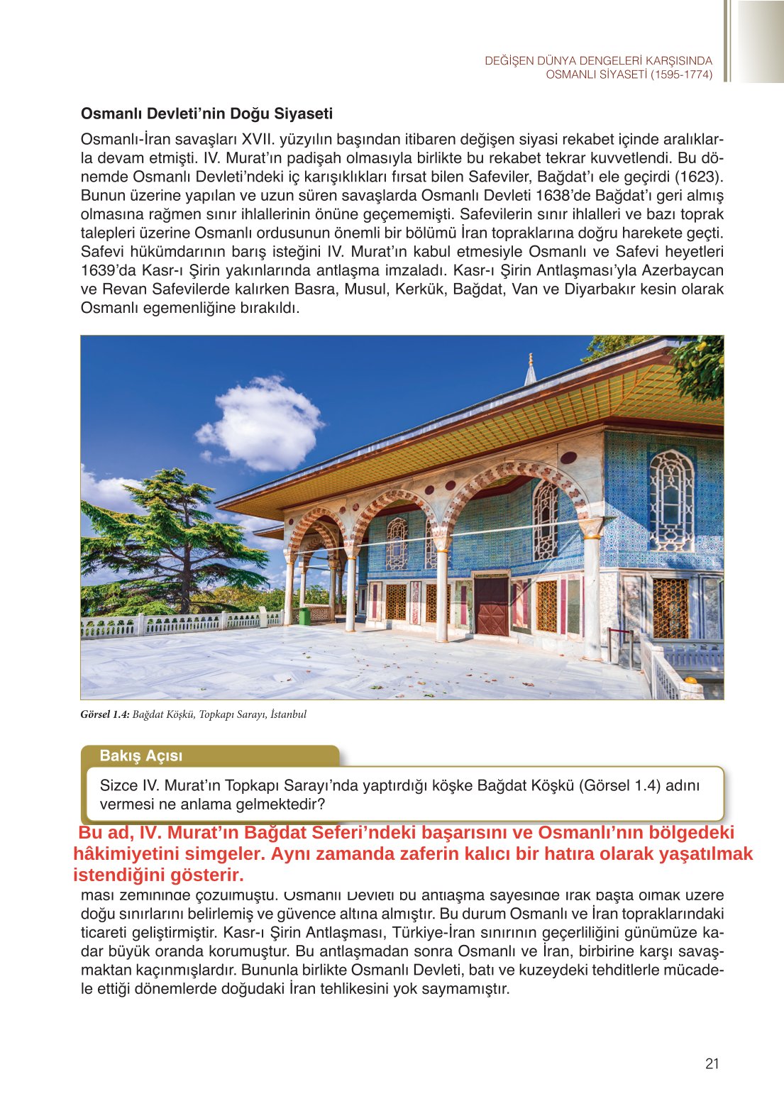 11. Sınıf Meb Yayınları Coğrafya Ders Kitabı Sayfa 21 Cevapları