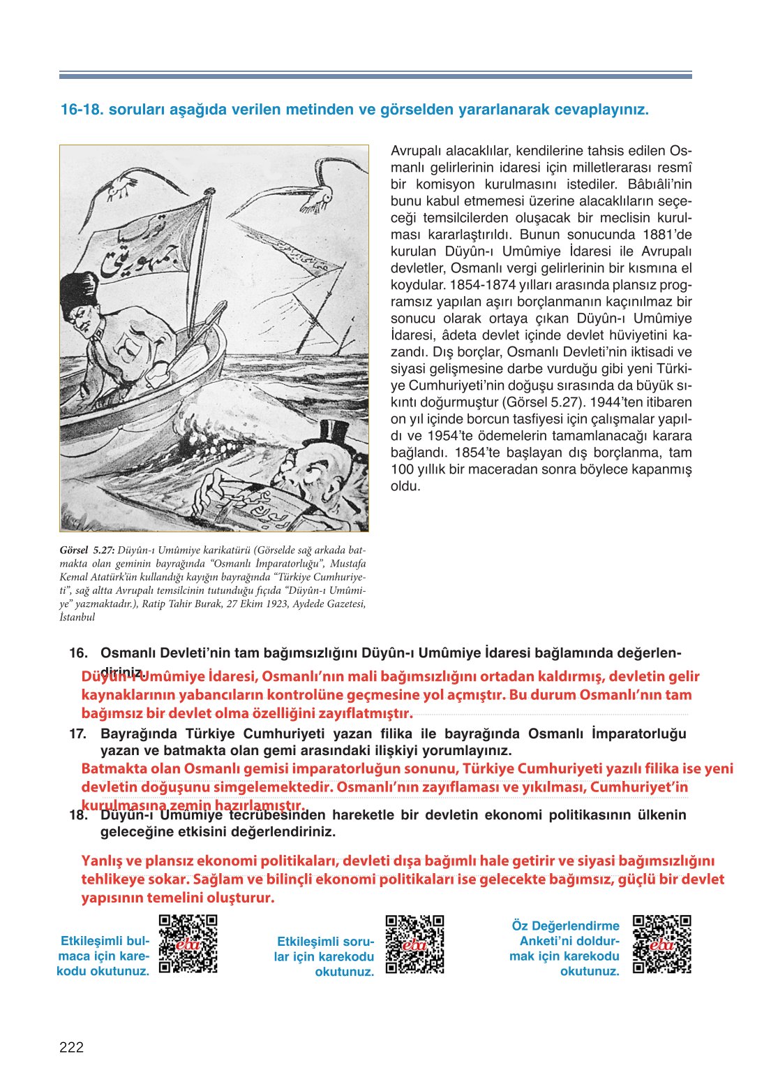 11. Sınıf Meb Yayınları Coğrafya Ders Kitabı Sayfa 222 Cevapları 11. Sınıf Meb Yayınları Coğrafya Ders Kitabı Sayfa 222 Cevapları