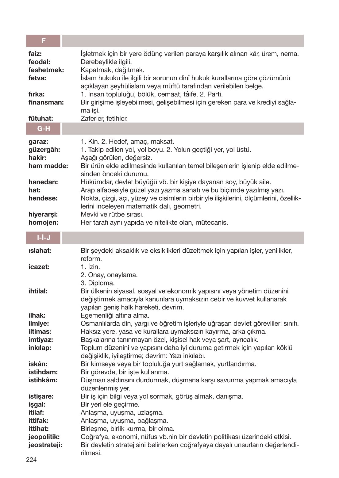 11. Sınıf Meb Yayınları Coğrafya Ders Kitabı Sayfa 224 Cevapları 11. Sınıf Meb Yayınları Coğrafya Ders Kitabı Sayfa 224 Cevapları