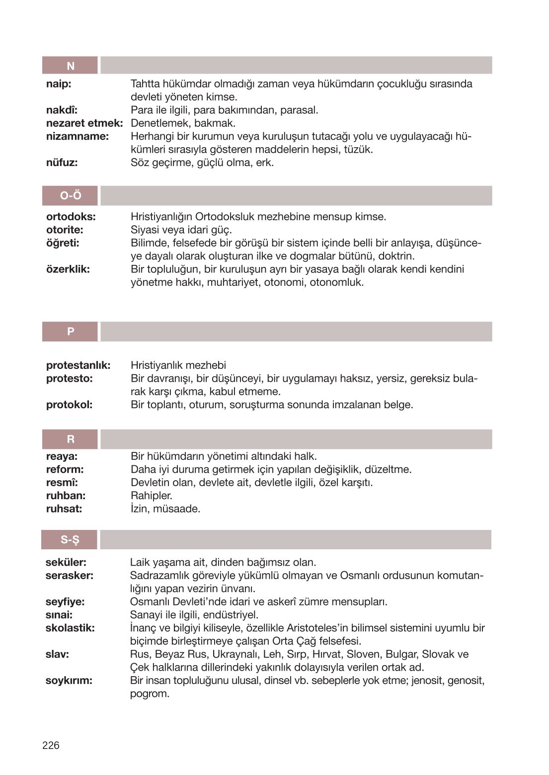 11. Sınıf Meb Yayınları Coğrafya Ders Kitabı Sayfa 226 Cevapları