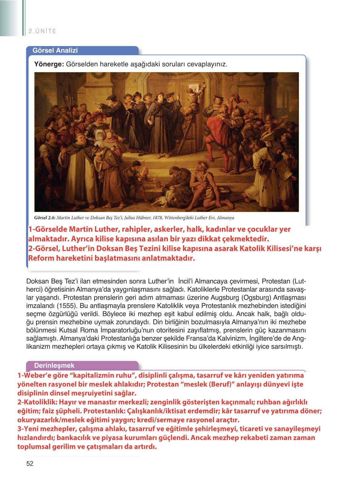 11. Sınıf Meb Yayınları Coğrafya Ders Kitabı Sayfa 52 Cevapları