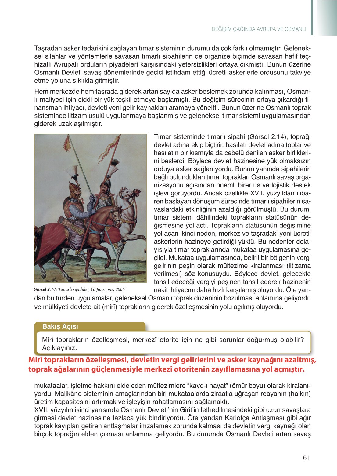 11. Sınıf Meb Yayınları Coğrafya Ders Kitabı Sayfa 61 Cevapları