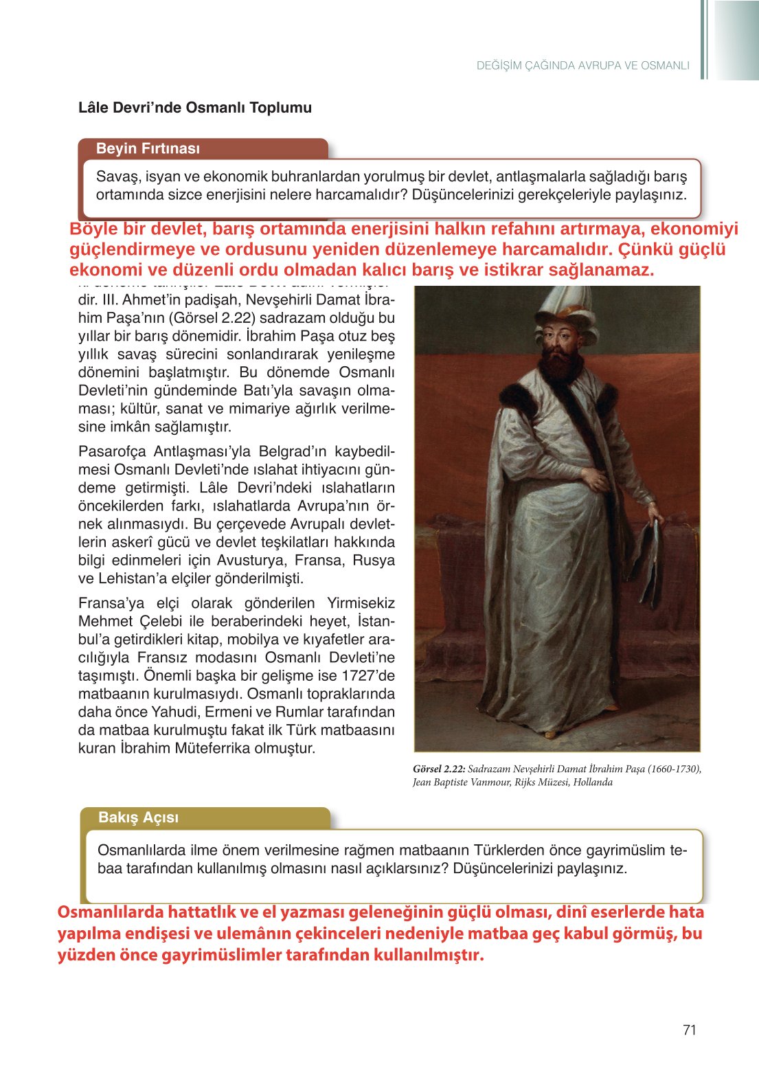 11. Sınıf Meb Yayınları Coğrafya Ders Kitabı Sayfa 71 Cevapları