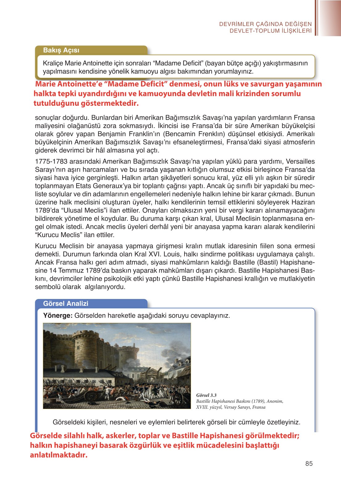 11. Sınıf Meb Yayınları Coğrafya Ders Kitabı Sayfa 85 Cevapları