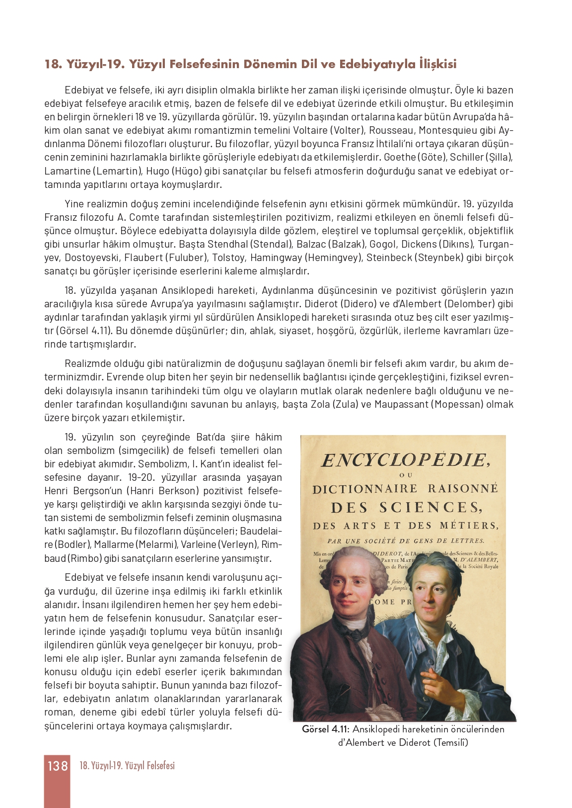 11. Sınıf Meb Yayınları Felsefe Ders Kitabı Sayfa 138 Cevapları