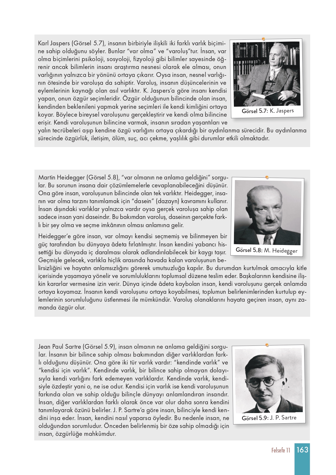 11. Sınıf Meb Yayınları Felsefe Ders Kitabı Sayfa 163 Cevapları