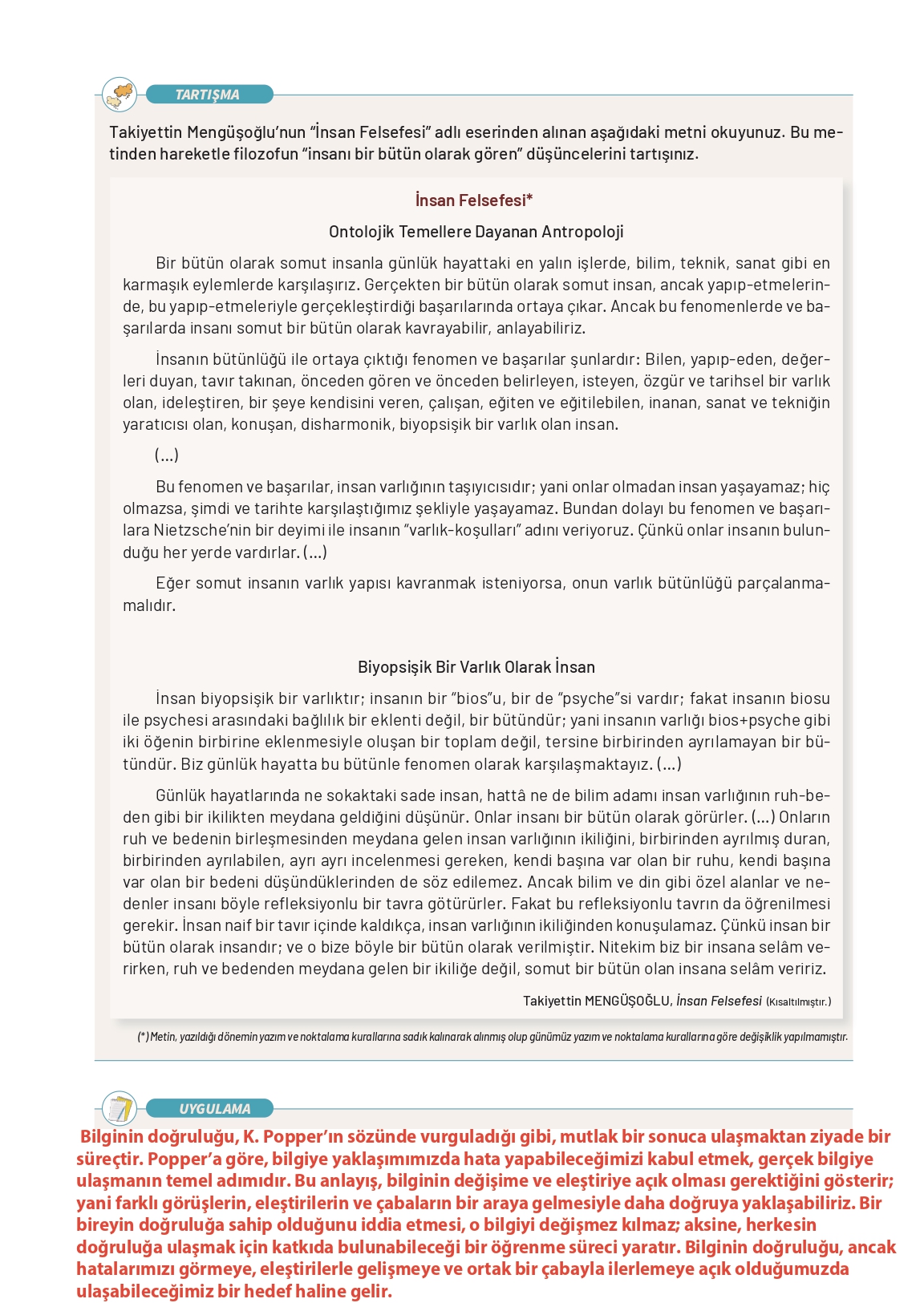 11. Sınıf Meb Yayınları Felsefe Ders Kitabı Sayfa 179 Cevapları